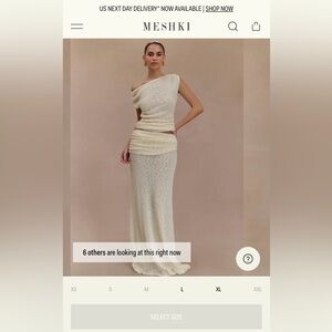 Meshki Ivory Knit Set TOP